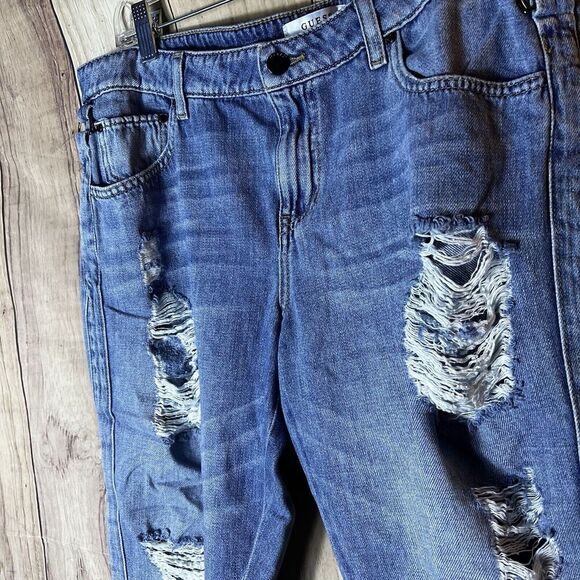 Guess- Tomboy Distressed style Women’s Jeans size: 31 - Picture 5 of 10